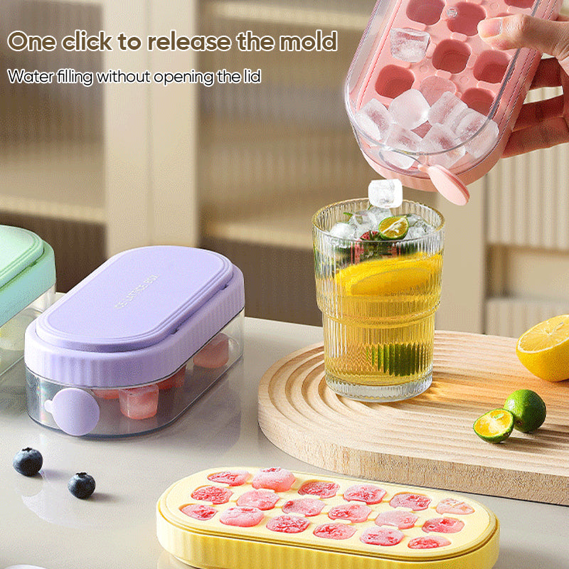 Press The Ice Cube Box