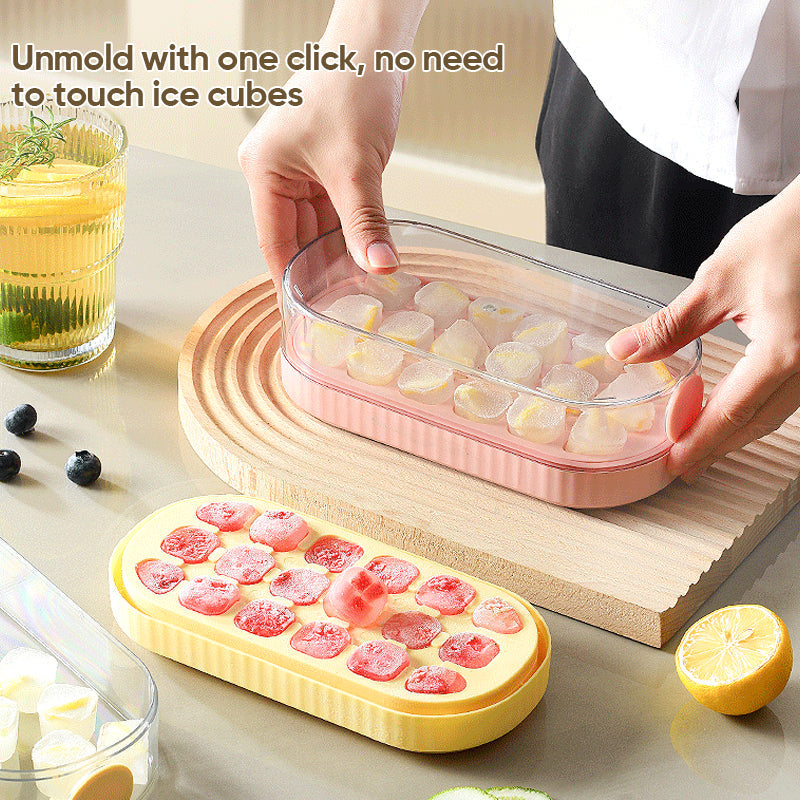 Press The Ice Cube Box