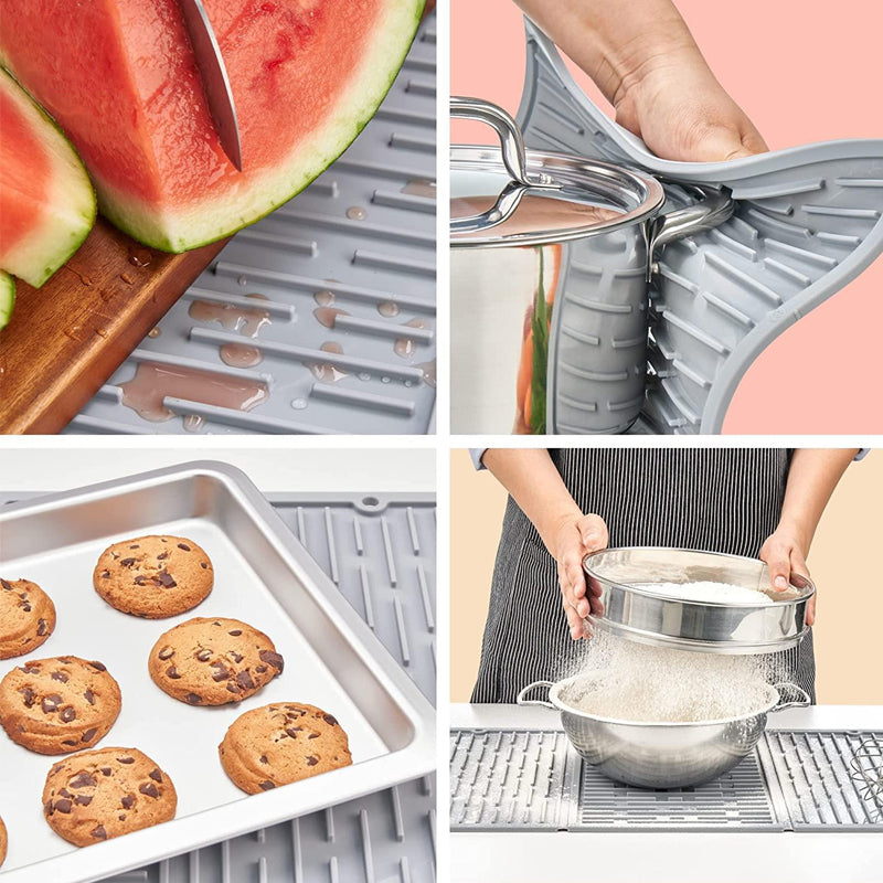 Silicone Drying Mat For Kitchen Counter