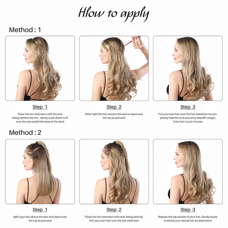 Long Curly Wavy Synthetic Hair Wigs (30 cm)