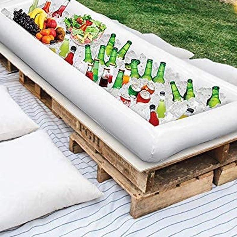 Cup Hole Floating Row PVC Inflatable Ice Bar
