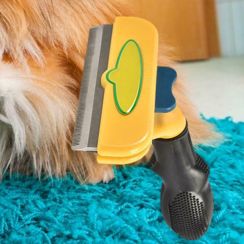 Pet hair removal brush