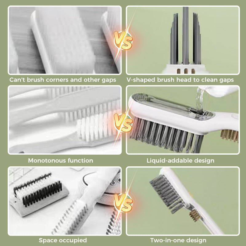 2-in-1 Multifunctional Press Type Cleaning Brush