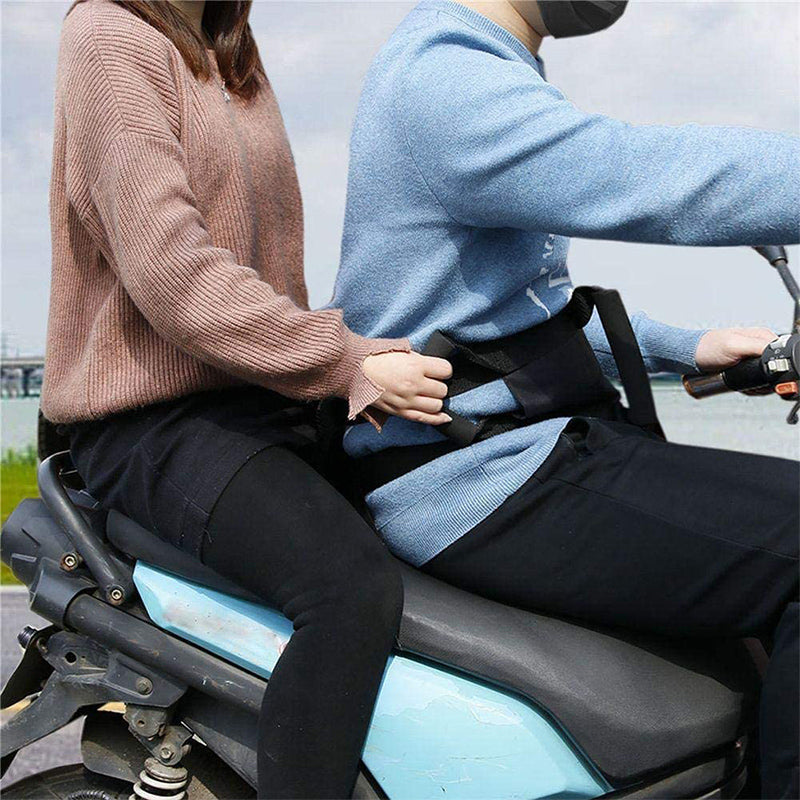 Motorcycle Passenger Safety Belt System