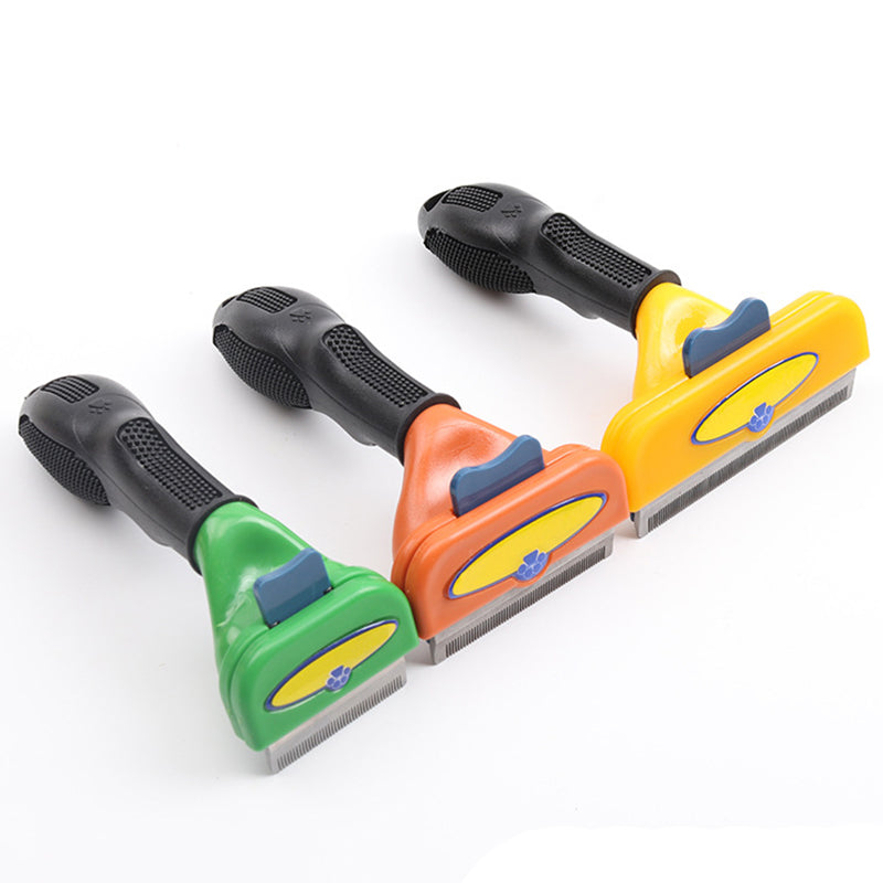 Pet hair removal brush