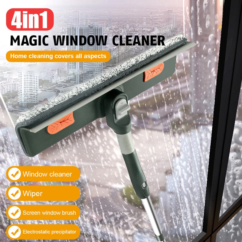 2-in-1 Squeegee for Window Cleaning Kit