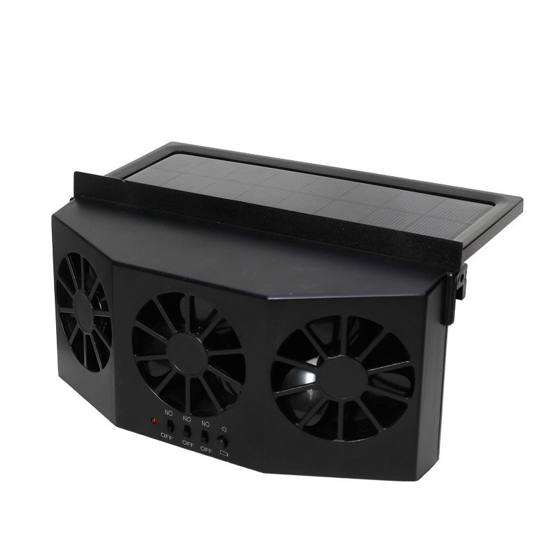 Sakerplus Car Solar Powered Window Exhaust Fan