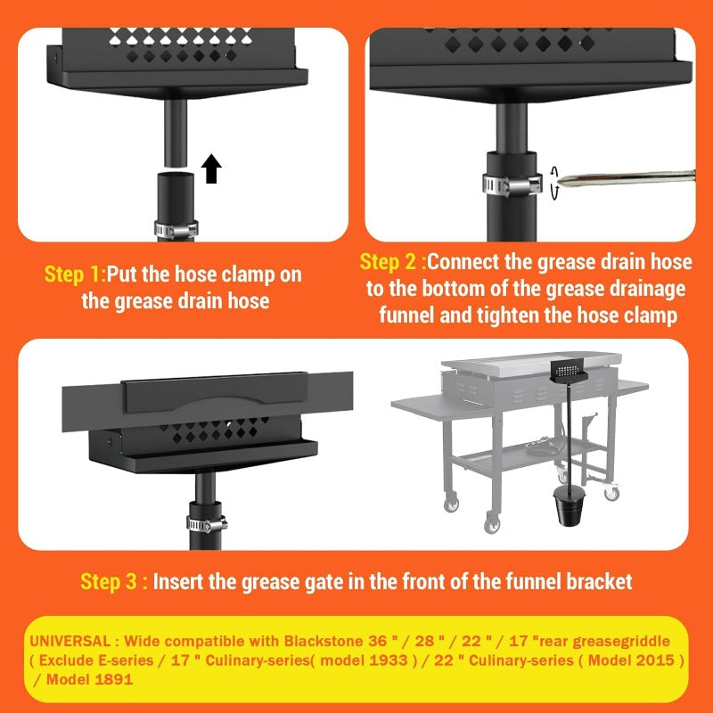 Barbecue oil drainer
