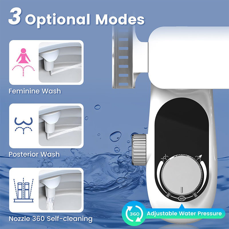 Bidet Attachment for Toilet with Filters