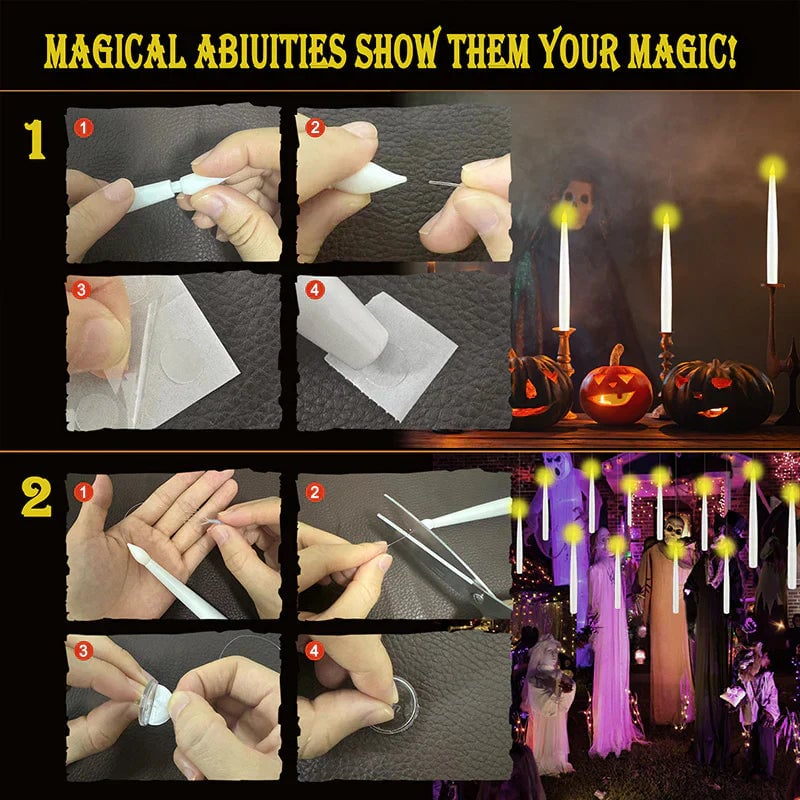 Magical Floating Candles for Halloween/Christmas Decoration
