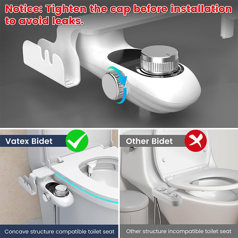 Bidet Attachment for Toilet with Filters