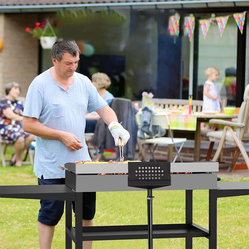 Barbecue oil drainer