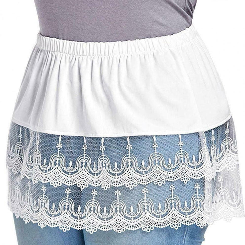 Women High Waist Fake Top Lower Sweep