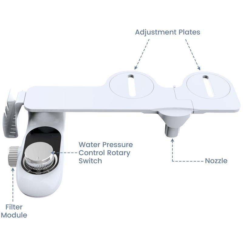 Bidet Attachment for Toilet with Filters