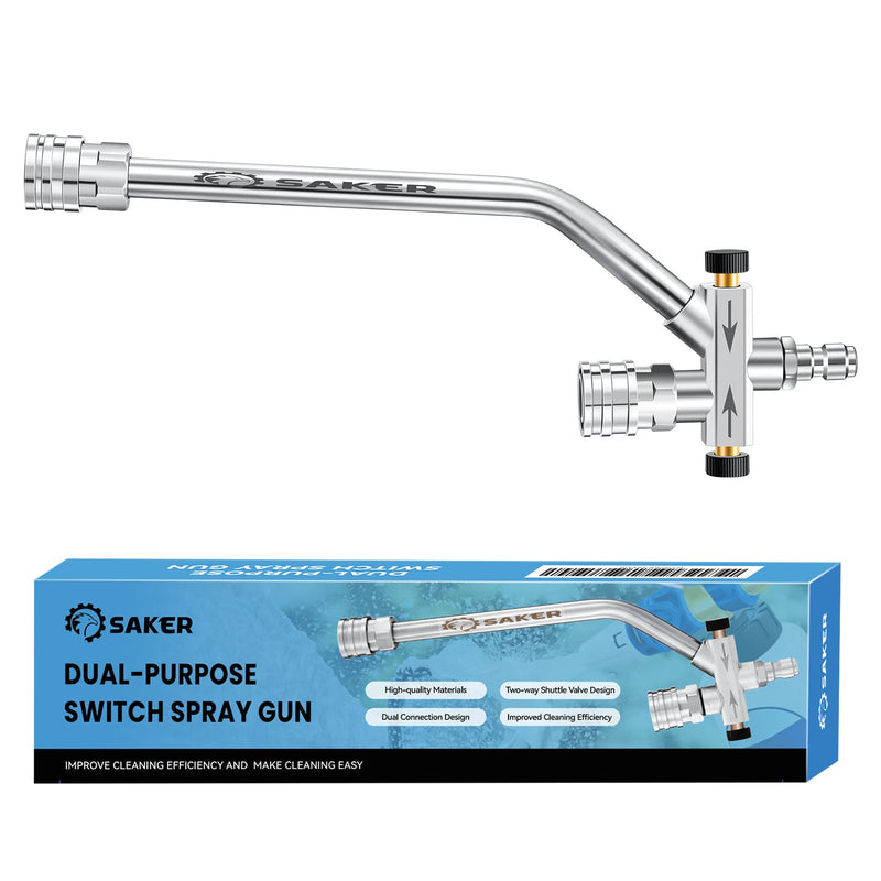 Enhance Your Car Washing Experience -  Foam Cannon Dual Connector Accessory