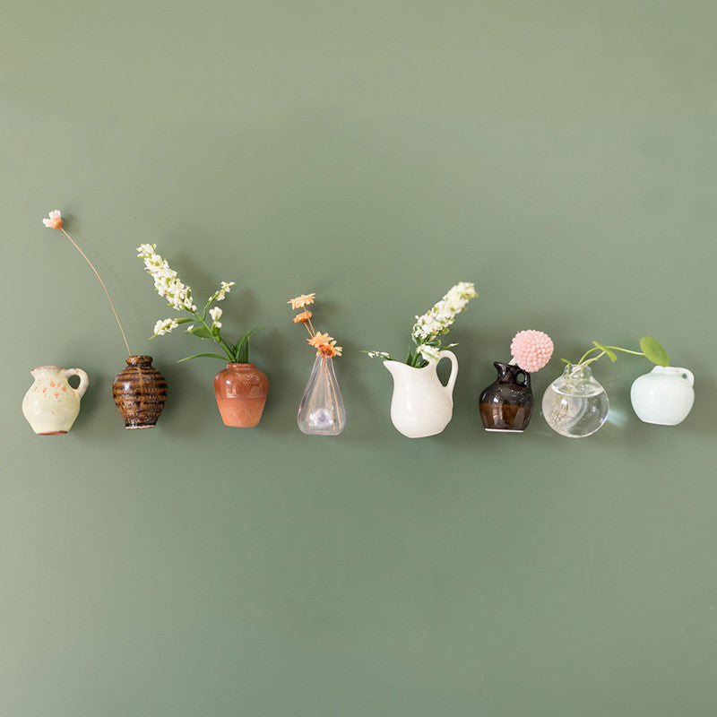 Magnetic Vase Fridge Stickers