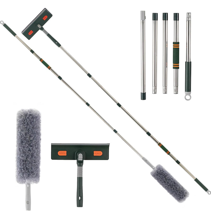 2-in-1 Squeegee for Window Cleaning Kit