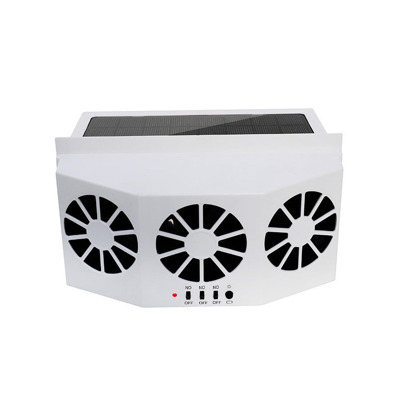 Sakerplus Car Solar Powered Window Exhaust Fan