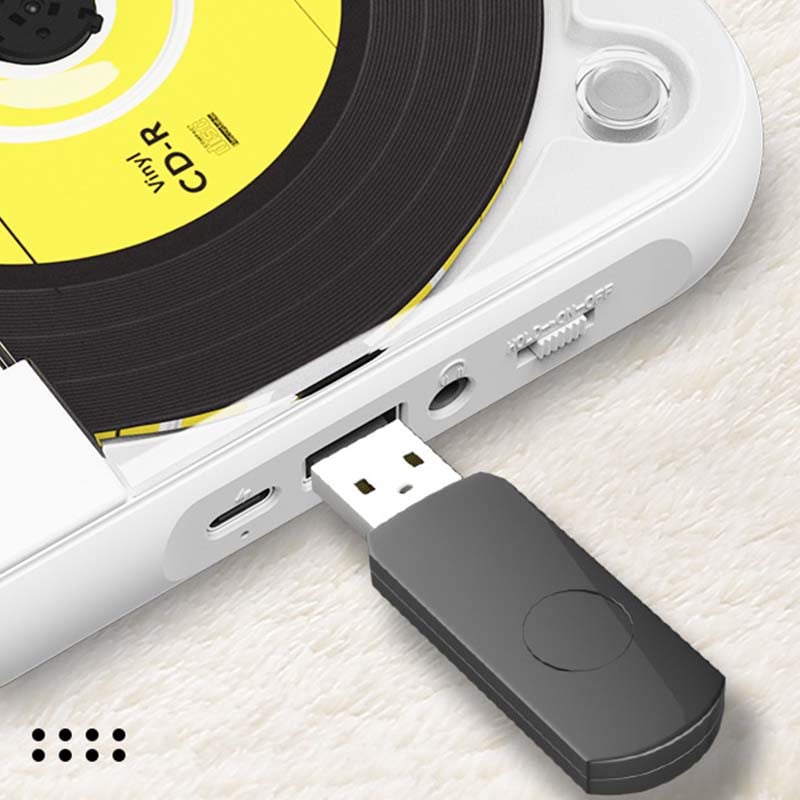 Portable Bluetooth-compatible CD Player