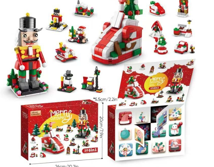 50% OFF--Early Christmas sale🎅2024 Christmas Building Blocks Gift Box