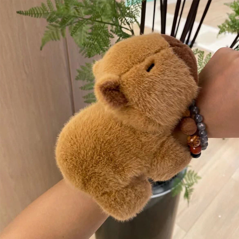 Capybara Plush Snap-on Bracelet