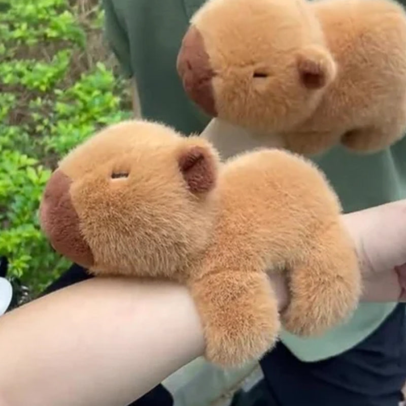 Capybara Plush Snap-on Bracelet