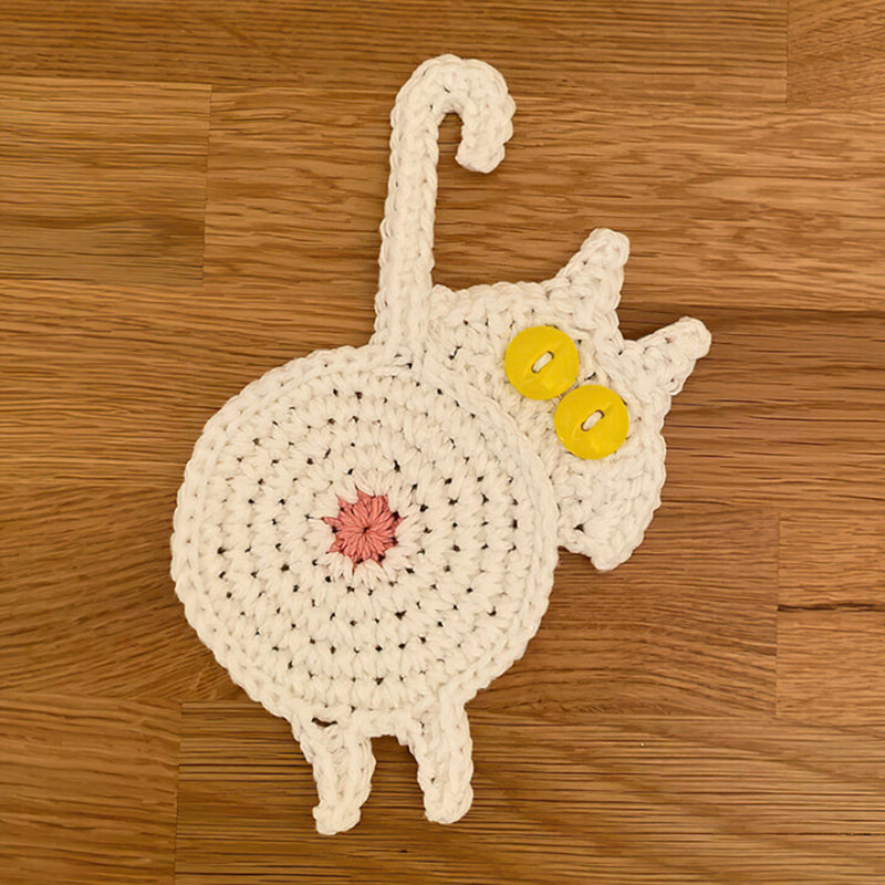 🎄Pre-sale for seven days🐱Cat Butt Coasters🎉