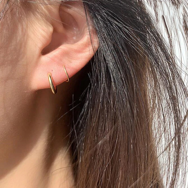 Double Twist Spiral Earrings
