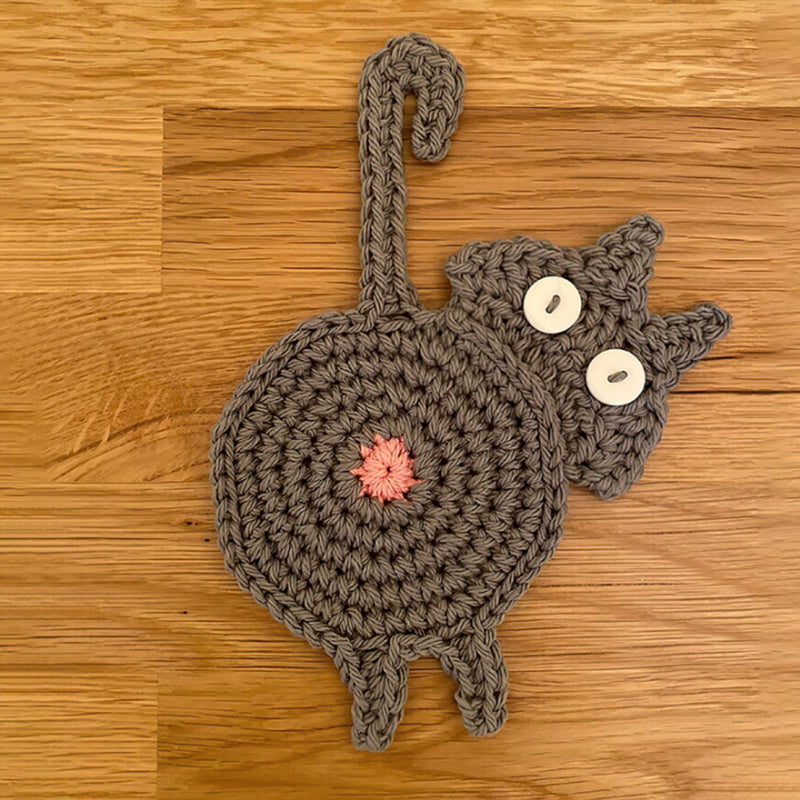 🎄Pre-sale for seven days🐱Cat Butt Coasters🎉