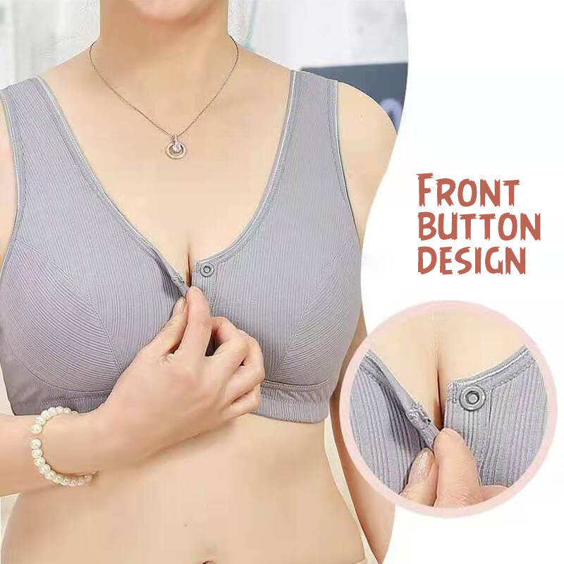 Cotton Non-Stiffening Breathable Comfortable Bra