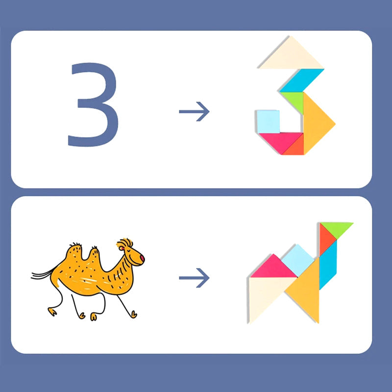 Advanced Magnetic Tangram For Kids