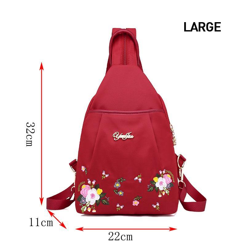 Embroidery Lightweight Backpack