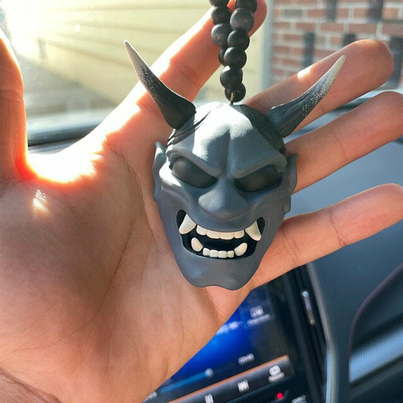PRE SALE>>Japanese Oni Mask Car Rear Veiw Mirror Ornament
