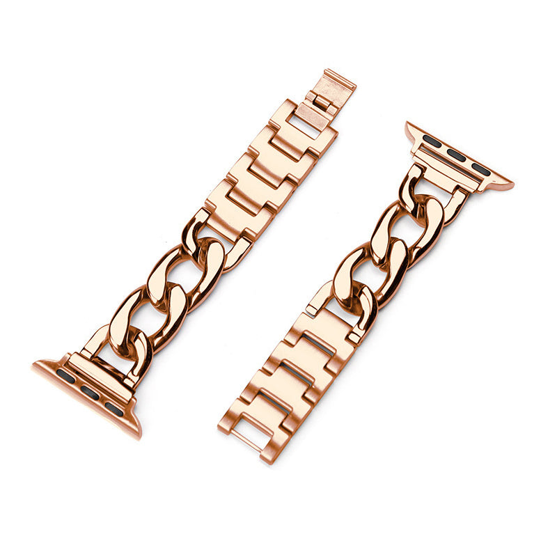 Metal Single-breasted Watch Strap