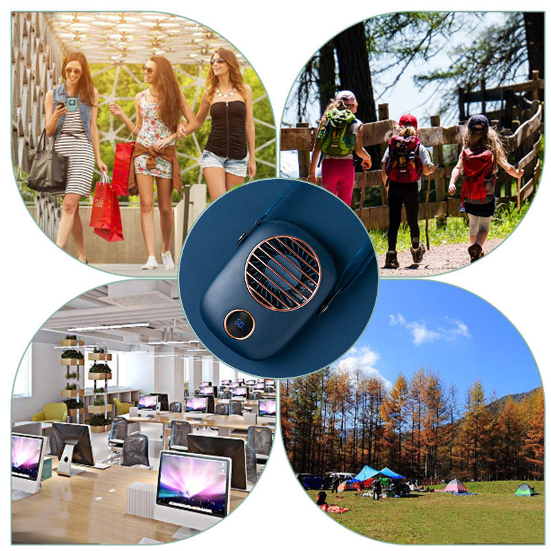 Hanging Neck USB Mini Portable Lazy Handheld Fan