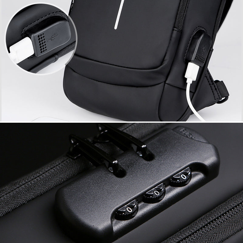 ✨BIG SALE✨🎁brilliant gift——💼USB Charging Sport Sling Anti-theft Shoulder Bag