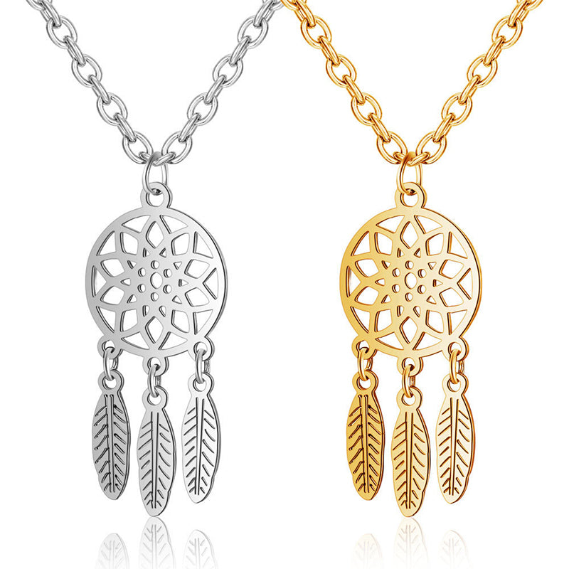 Starfish Dreamcatcher Titanium Necklace