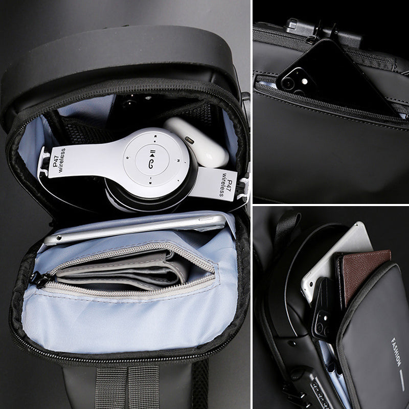 ✨BIG SALE✨🎁brilliant gift——💼USB Charging Sport Sling Anti-theft Shoulder Bag