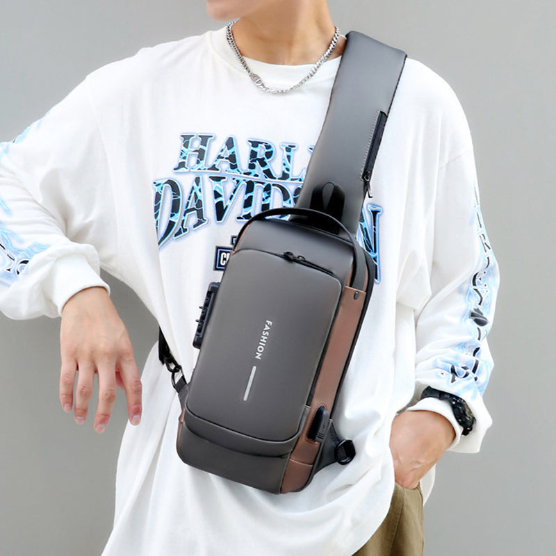 ✨BIG SALE✨🎁brilliant gift——💼USB Charging Sport Sling Anti-theft Shoulder Bag