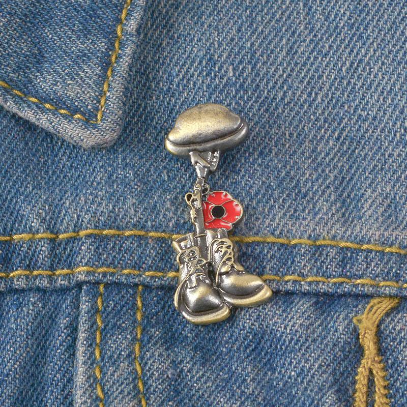 Never Forget Remembrance Brooch
