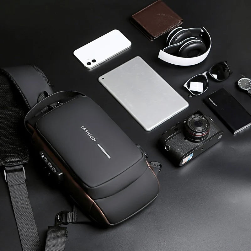 ✨BIG SALE✨🎁brilliant gift——💼USB Charging Sport Sling Anti-theft Shoulder Bag