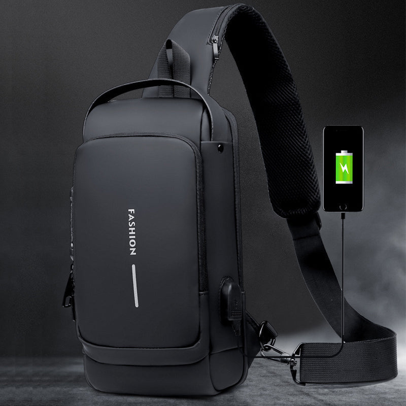 ✨BIG SALE✨🎁brilliant gift——💼USB Charging Sport Sling Anti-theft Shoulder Bag