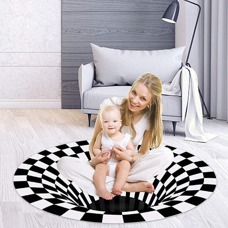 Vortex Illusion Rug