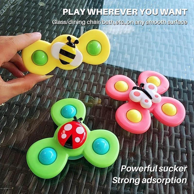 Rotating Insect Bath Toy, 3 PCs