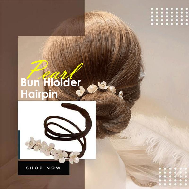 Pearl Bun Hlolder Hairpin