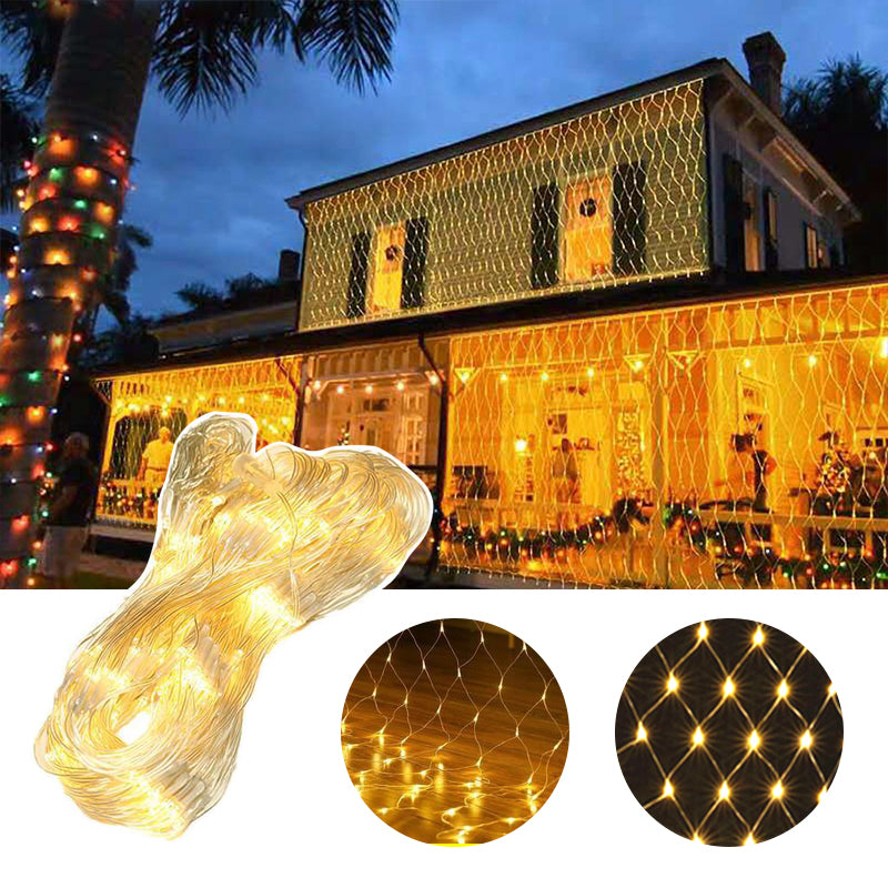 Net Mesh Waterproof String Lights