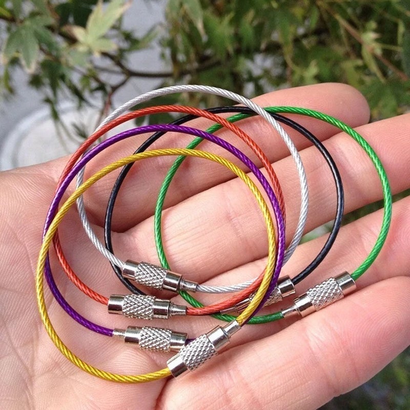 Creative Color Steel Wire Lock, 20pcs