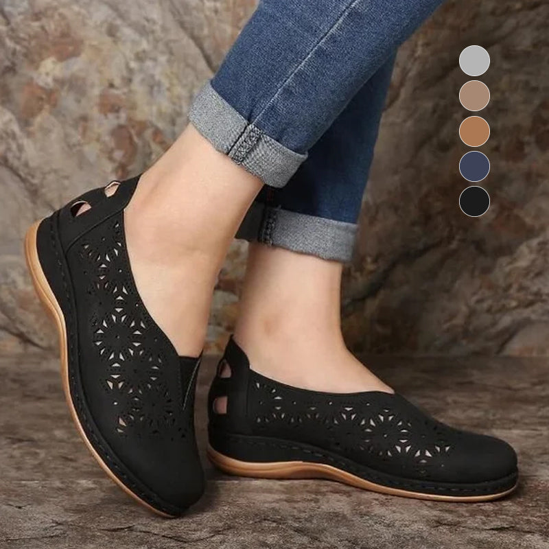 Women Hollow Out Comfy Casual Flats