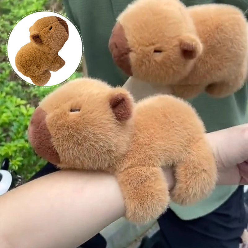 Capybara Plush Snap-on Bracelet