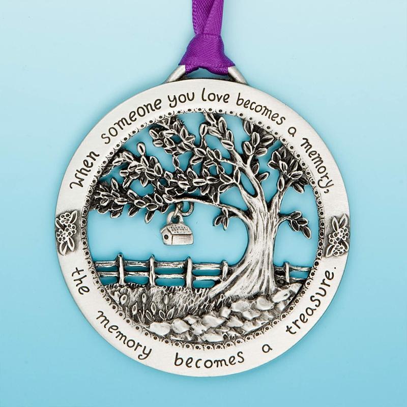 "When Someone You Love Becomes a Memory" Life Tree Memorial Ornament